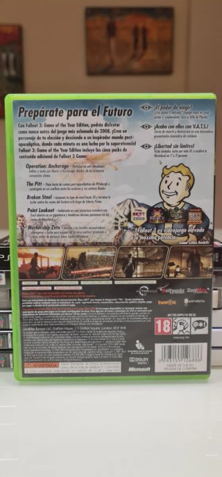 Fallout 3 GOTY Xbox 360 PAL España
