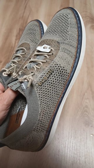 Zapatillas Bugatti Hombre Talla 43 Beige/Gris