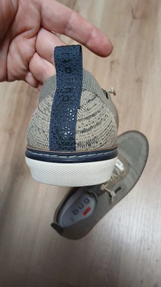 Zapatillas Bugatti Hombre Talla 43 Beige/Gris