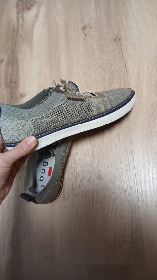 Zapatillas Bugatti Hombre Talla 43 Beige/Gris