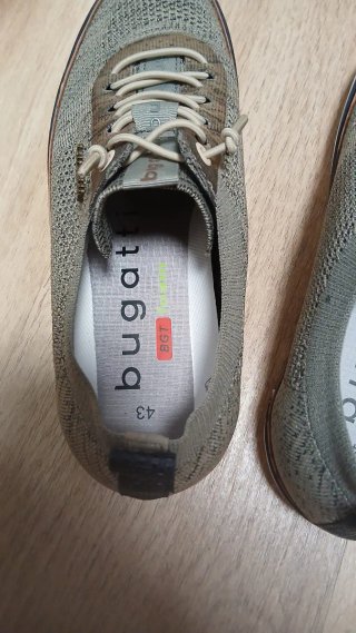Zapatillas Bugatti Hombre Talla 43 Beige/Gris