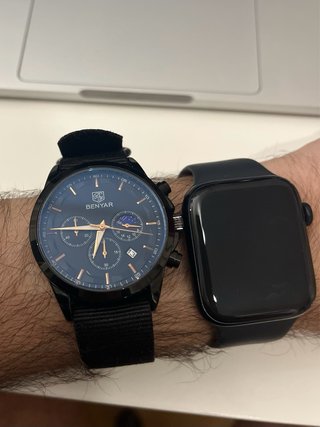 Reloj Benyar Cuarzo Negro