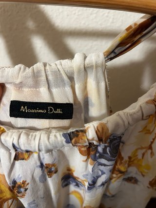 Vestido Massimo Dutti floral