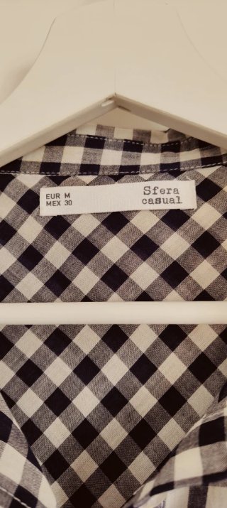 Camisa cuadros Sfera Talla M