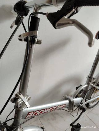 Urge Bicicleta Plegable Boomerang Plata