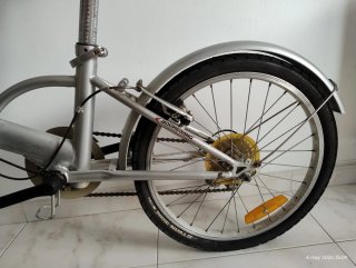 Urge Bicicleta Plegable Boomerang Plata