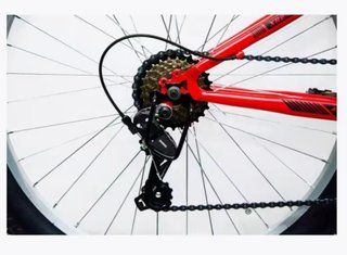 Bicicleta Junior 24 MTB UMIT XR-240 Roja