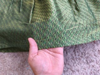 Falda Adolfo Domínguez Brocado Verde T38