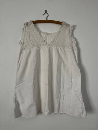 Camisón blanco vintage encaje
