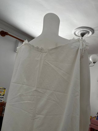 Camisón blanco vintage encaje