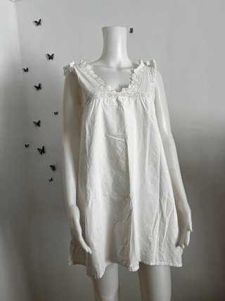 Camisón blanco vintage encaje