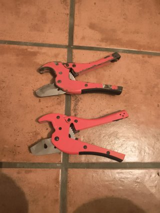 Tijeras fontanería Super Ego y Rothenberger