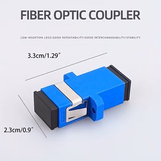 10 Adaptadores Acoplador SC-SC Fibra Óptica