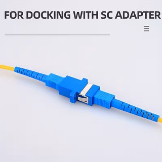 10 Adaptadores Acoplador SC-SC Fibra Óptica