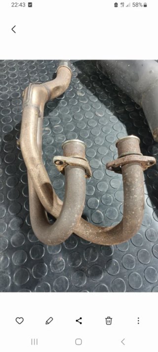 Colector Escape Honda XR 250 2001