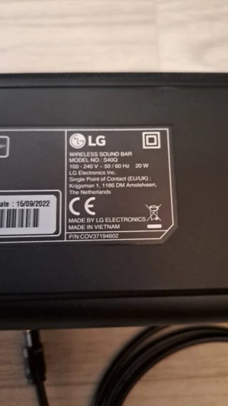 Soundbar LG Modello S40Q 2.1