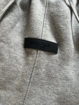 Calções Essentials Fear of God Cinza Mesclado