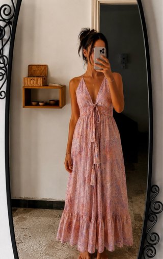 Vestido Largo Verano Estampado