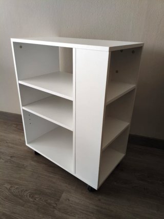 Mueble auxiliar oficina con ruedas