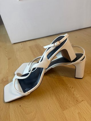 Sandalias Zara Blancas Talla 40