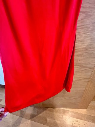 Vestido Zara Rojo Largo