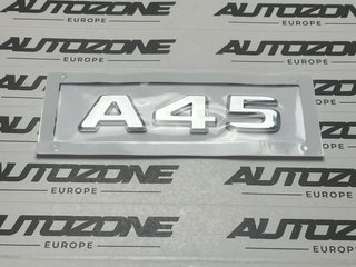 Emblema A45 cromado para maletero de Mercedes Benz