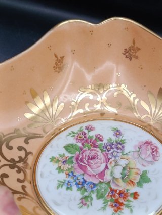 Bol o cuenco grande porcelana Limoges
