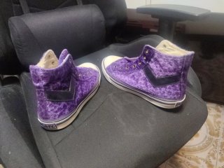 Zapatillas altas PONY moradas