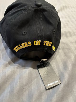 Gorra DSQUARED2 Negra y Amarilla