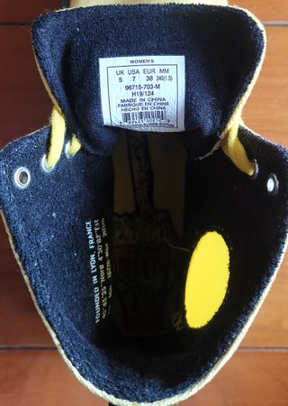 Botas Palladium Jazzelle Pallakix Hi Amarela 38