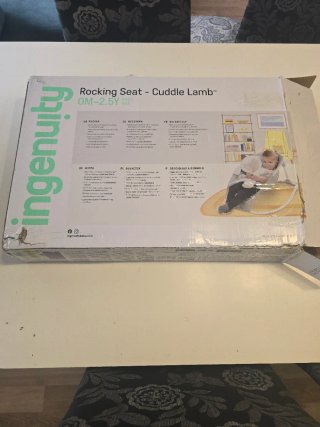 Hamaca Mecedora Ingenuity Cuddle Lamb Bebé