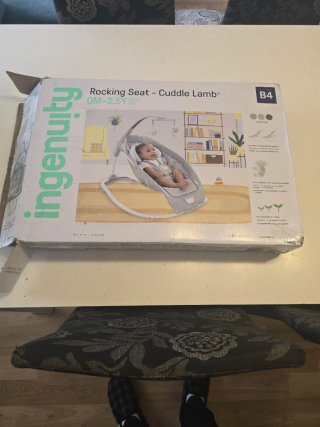 Hamaca Mecedora Ingenuity Cuddle Lamb Bebé