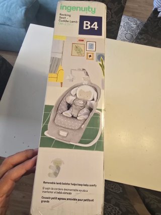 Hamaca Mecedora Ingenuity Cuddle Lamb Bebé