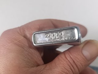 Accendino Zippo E-V 1991 con incisione Txomin