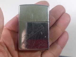 Accendino Zippo E-V 1991 con incisione Txomin