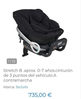Silla coche BeSafe Stretch B 0-7 años