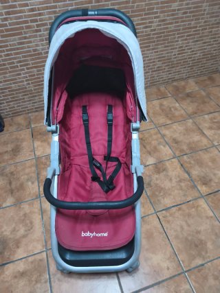 Lote bañera y trona para bebé con 2 carritos