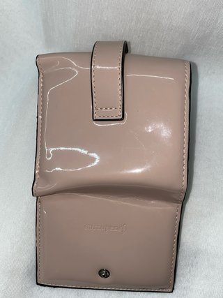 Cartera Stradivarius Charol Nude Elegante