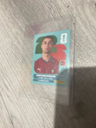 Cromos Messi y Cristiano Ronaldo Mundial