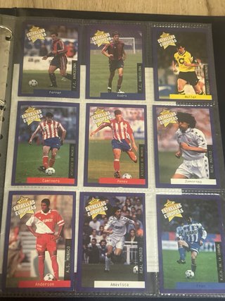 Cromos Liga de las Estrellas Europeas 1996