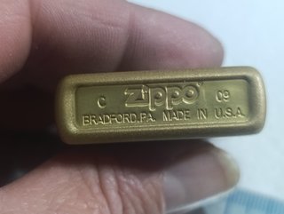 Accendino Zippo C-09 Dorato 2009