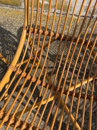 Conjunto de 8 Sillones de Rattan