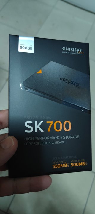 Disco SSD 5000 GB novo e selado