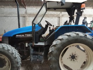 Tractor Azul