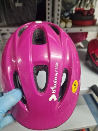 Casco Bici Niña Rosa y Fucsia