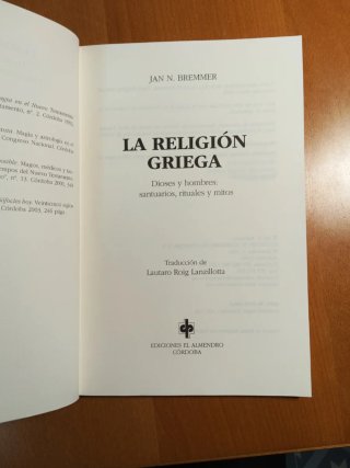 La religión griega Dioses y hombres: santuarios...