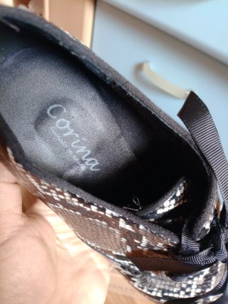 Zapatos Corina Tacón Estampado Serpiente
