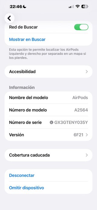 Apple AirPods (3.ª generación)  ORIGINAL 96W409