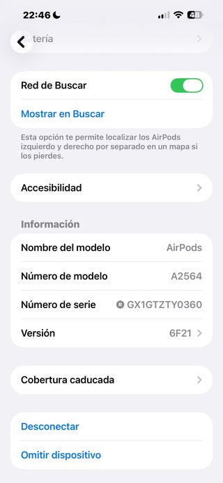 Apple AirPods (3.ª generación)  ORIGINAL 96W409