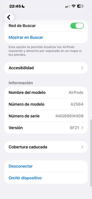 Apple AirPods (3.ª generación)  ORIGINAL 96W409